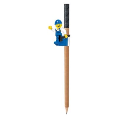 Színes ceruza készlet, mini figurával, LEGO, 12 különböző szín Színes ceruza készlet, mini figurával, LEGO, 12 különböző szín