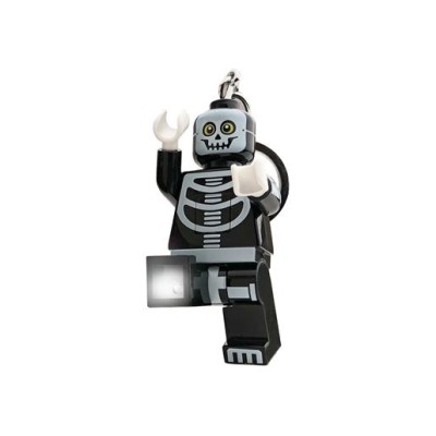 Kulcstartó, LED világítással, LEGO "Skeleton Guy"