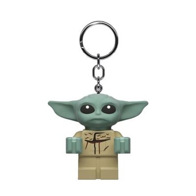 Kulcstartó, LED világítással, LEGO "Star Wars The Mandolarian - Grogu"