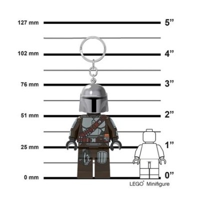 Kulcstartó, LED világítással, LEGO "Star Wars The Mandolarian 2"