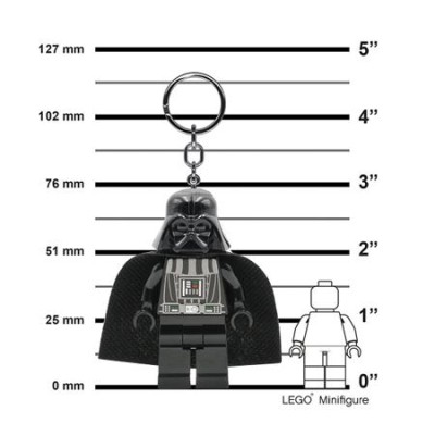 Kulcstartó, LED világítással, LEGO "Star Wars Darth Vader"