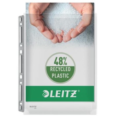 Katalógustartó genotherm, lefűzhető, A4, 170 mikron, narancsos felület, 20 mm, LEITZ "Jumbo Extra"