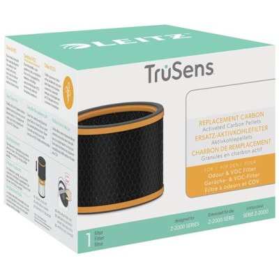 Filter, szénszűrő cserebetét, LEITZ "Trusens Z-2000 / Z-2500", szag és VOC dobszűrőhöz