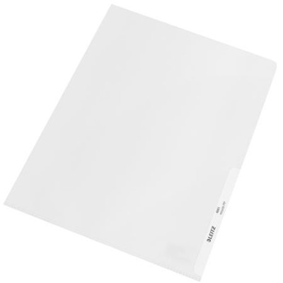 Genotherm, felül és belső oldalon nyitott, lefűzhető, A4, PP, 140 mikron, narancsos felület, LEITZ "Recycle"