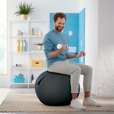 Ülőlabda, LEITZ "Ergo Cosy", bársonyszürke Ülőlabda, LEITZ "Ergo Cosy", bársonyszürke