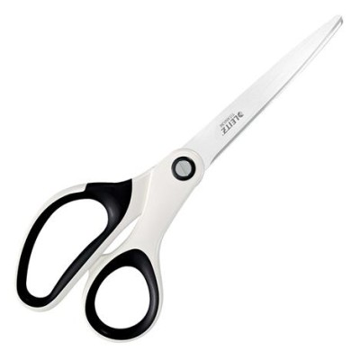 Olló, irodai, 20,5 cm, LEITZ "Wow Titán", fehér