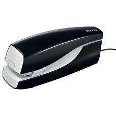 Tűzőgép, elektromos, 24/6, 20 lap, LEITZ "Nexxt 5533", fekete