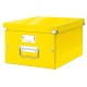Doboz, A4 méret, LEITZ "Click&Store", sárga