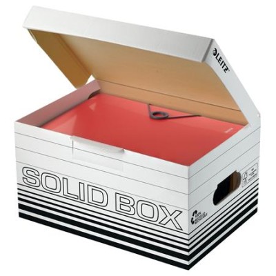 Archiválódoboz, S méret, LEITZ "Solid", fehér