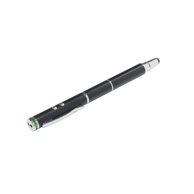 Érintőtoll, érintőképernyős készülékekhez, 4-az-1-ben, LEITZ "Stylus", fekete