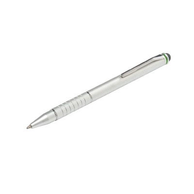 Érintőtoll, érintőképernyős készülékekhez, 2-az-1-ben, LEITZ "Stylus", ezüst