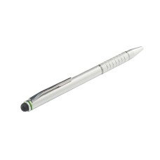 Érintőtoll, érintőképernyős készülékekhez, 2-az-1-ben, LEITZ "Stylus", ezüst