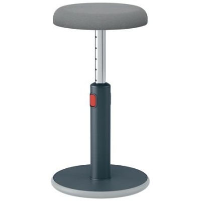 Ülő/álló szék, ergonomikus, LEITZ "Ergo Cosy Active", bársonyszürke