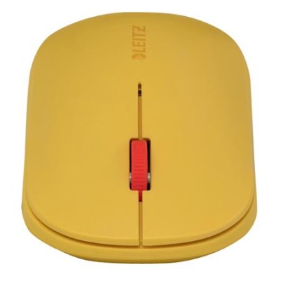 Egér, vezeték nélküli, Bluetooth, LEITZ "Cosy", melegsárga