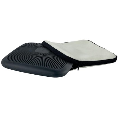 Ülőpárna, ergonómiai, szövetborítású, LEITZ "Ergo", világosszürke
