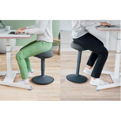Ülőszék, billenő, ergonomikus, LEITZ "Ergo Active", sötétszürke