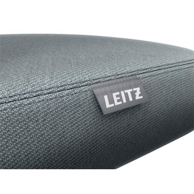 Munkaszék, görgős, ergonomikus, LEITZ "Ergo Comfort Active", világosszürke