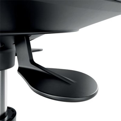Munkaszék, görgős, ergonomikus, LEITZ "Ergo Comfort Active", világosszürke