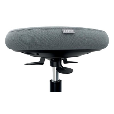 Munkaszék, görgős, ergonomikus, LEITZ "Ergo Comfort Active", világosszürke