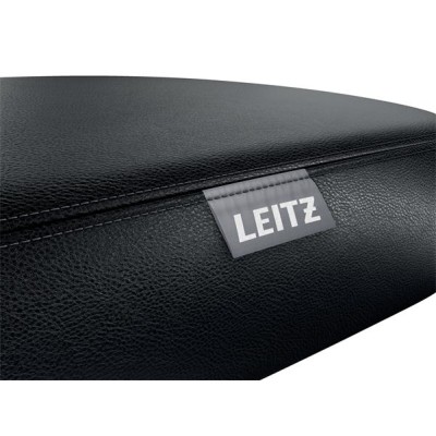 Munkaszék, görgős, ergonomikus, LEITZ "Ergo Comfort", sötétszürke