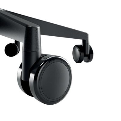 Munkaszék, görgős, ergonomikus, LEITZ "Ergo Comfort", sötétszürke