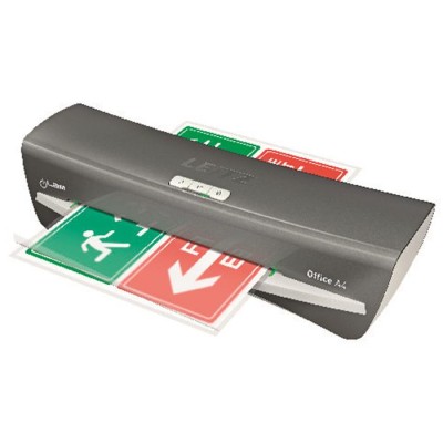 Laminálógép, A4, 80-125 mikron, LEITZ "iLam Office", ezüst
