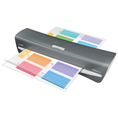 Laminálógép, A3, 80-125 mikron, LEITZ "iLam Office", ezüst
