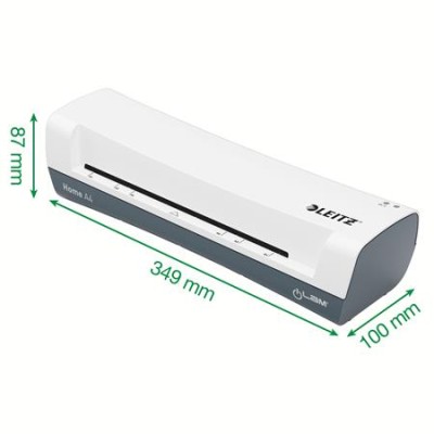 Laminálógép, A4, 75-125 mikron, LEITZ "iLam Home", fehér