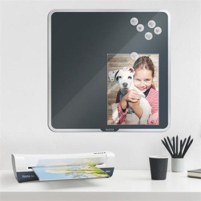 Lamináló készlet, A4, 80-125 mikron, LEITZ "iLam Home 4-in-1", fehér