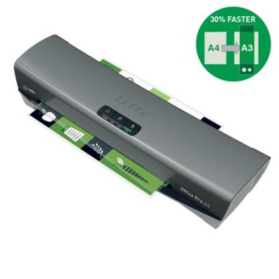 Laminálógép, A3, 80-175 mikron, LEITZ "iLam Office Pro", ezüst