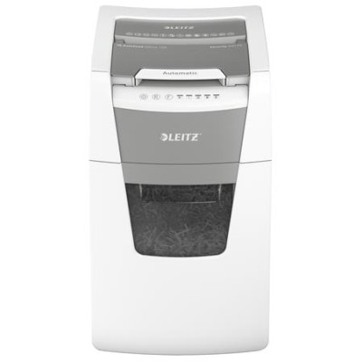 Iratmegsemmisítő, mikrokonfetti, 150 lap, LEITZ "IQ AutoFeed Office 150 P5 Pro"