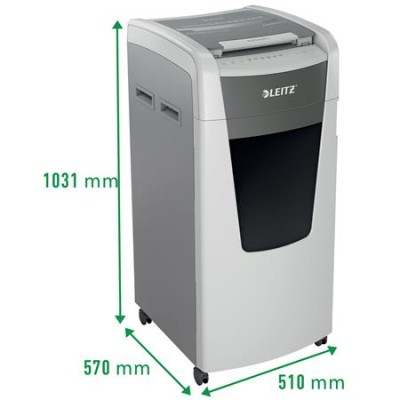 Iratmegsemmisítő, konfetti, 600 lap, LEITZ "IQ AutoFeed Office 600 P4"