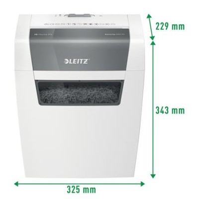 Iratmegsemmisítő, konfetti, 6 lap, LEITZ "IQ Home"