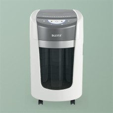 Iratmegsemmisítő, mikrokonfetti, 6 lap, LEITZ "IQ OptiMax Home Office 225 P5"