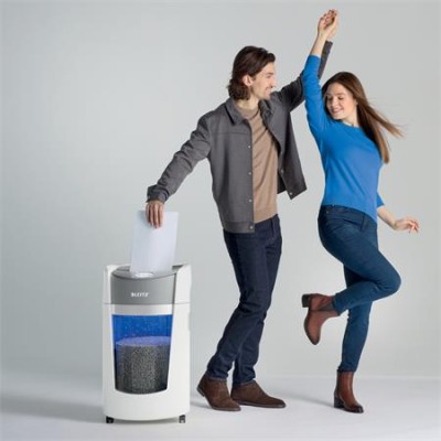 Iratmegsemmisítő, mikrokonfetti, 10 lap, LEITZ "IQ OptiMax Office 550 P5" Iratmegsemmisítő, mikrokonfetti, 10 lap, LEITZ "IQ OptiMax Office 550 P5"