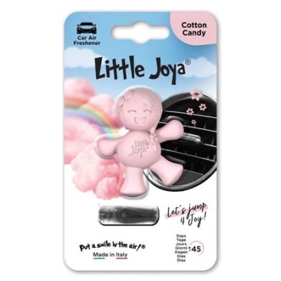 Autóillatosító, szellőzőrácsra, LITTLE JOE "JOYA Cotton Candy", rózsaszín