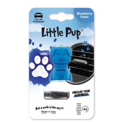 Autóillatosító, szellőzőrácsra, LITTLE JOE "PUP Blueberry Paws", kék