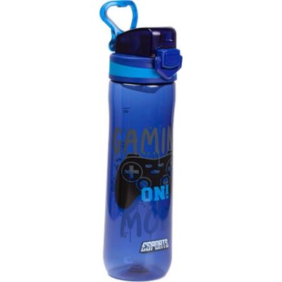 Kulacs, 600 ml, LIZZYSULI, Esports Gamer on duty, fekete