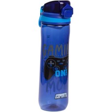 Kulacs, 600 ml, LIZZYSULI, Esports Gamer on duty, fekete