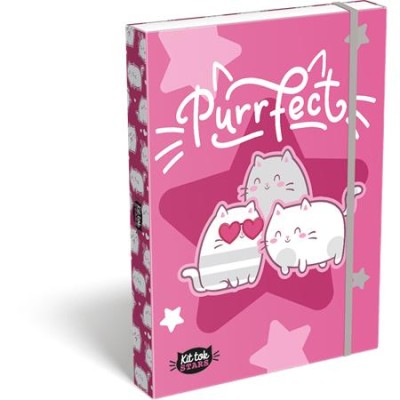 Füzetbox, A4, LIZZYSULI, "Kit tok Stars Purrfect"