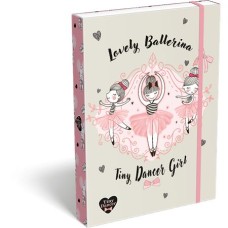 Füzetbox, A4, LIZZYSULI, "Tiny Dancer, Lovely Ballerina"