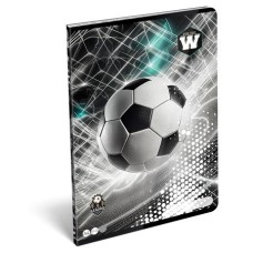 Füzet, tűzött, A4, kockás, 32 lap LIZZYSULI, "Top League"