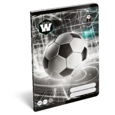 Füzet, tűzött, A5, kockás, 32 lap, LIZZYSULI, "Top League","27-32"
