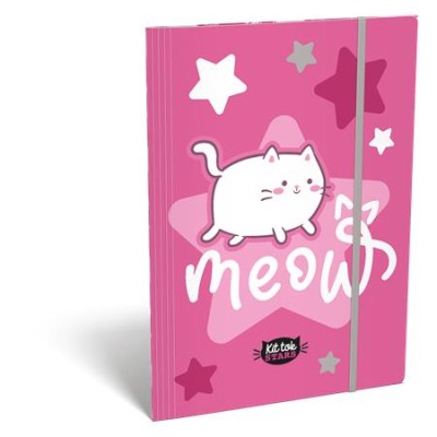 Gumis mappa, karton, A4, LIZZYSULI, "Kit tok Stars Purrfect"