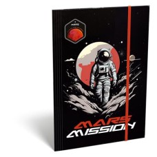 Gumis mappa, karton, A4, LIZZYSULI, "Mars Mission"