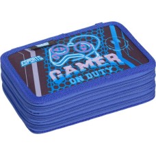 Tolltartó, 3 emeletes, cipzáras, LIZZYSULI, "Esport Gamer on Duty"