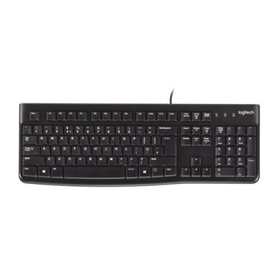 Billentyűzet, vezetékes, USB, HUN, LOGITECH "K120"