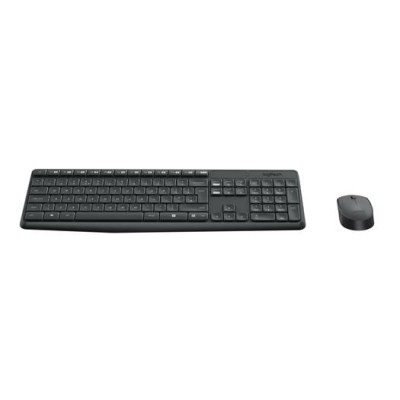 Egér- és billentyűzet készlet, vezeték nélküli, USB, HUN, LOGITECH "MK235"