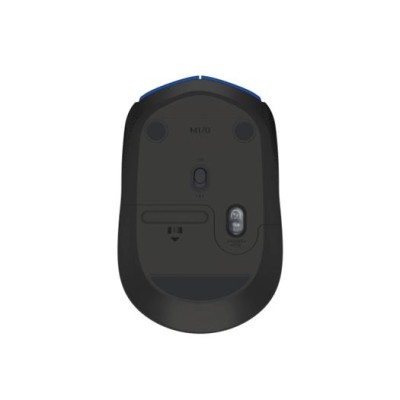 Egér, vezeték nélküli, optikai, közepes méret, USB, LOGITECH "M171", fekete