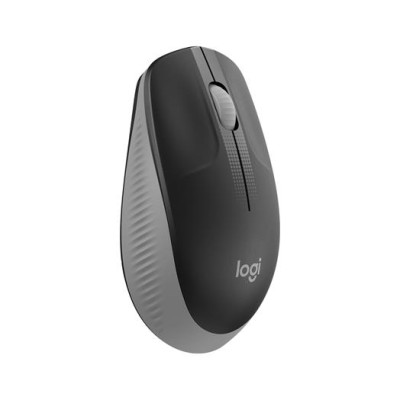Egér, vezeték nélküli, optikai, USB, LOGITECH, "M190", szürke